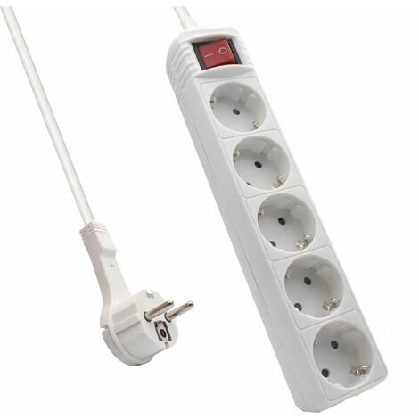 Multipresa 5 Prese con Interruttore Ewent EW3955 1,5 m (1,5 m)