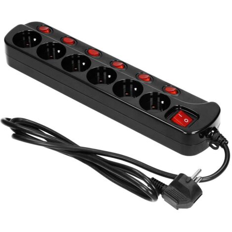 Multipresa 6x2P+Z 1,5m OR-AE-13162/B/1,5M