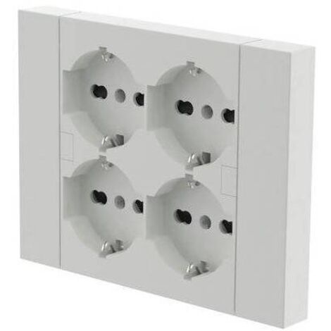 MULTIPRESA BIPASSO + SCHUKO INCASSO ELECTRALINE