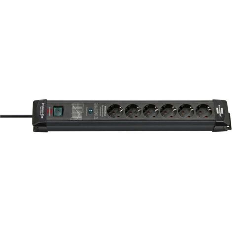 Multipresa Brennenstuhl Premium Line 6 prese nero 3500 W
