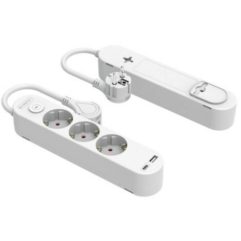 Multipresa con 3 Prese con Interruttore Silver Electronics 48643