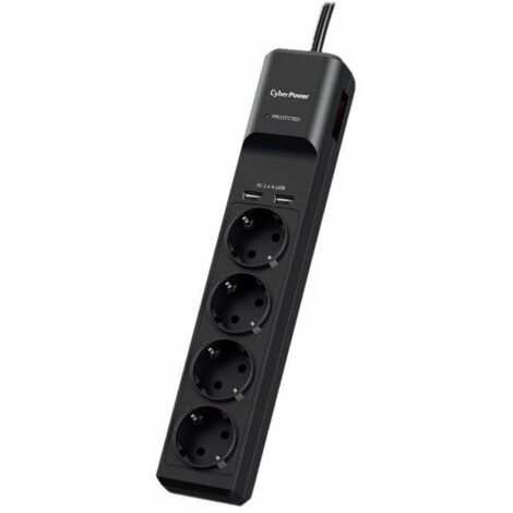 Multipresa con 4 Prese con Interruttore Cyberpower P0420SUD0-DE (1,8 m)