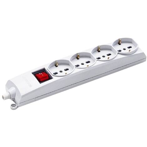 Multipresa con 4 Uscite Universali e Schuko 73490 senza cavo