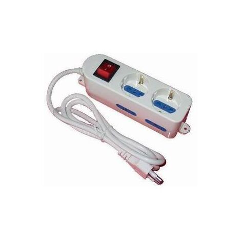 Multipresa elettrica 6 posti con interruttore