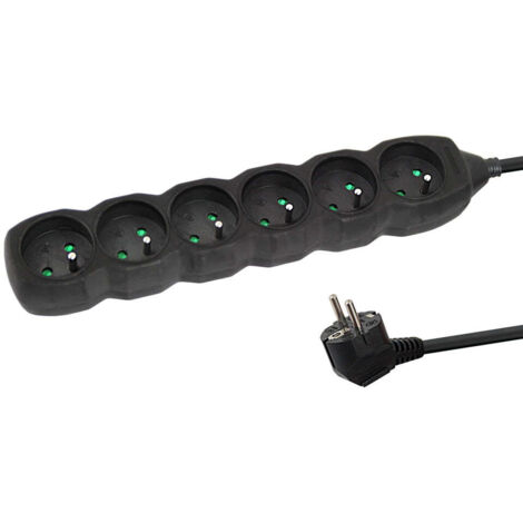 Multipresa esperanza 6 prese 15 m nero