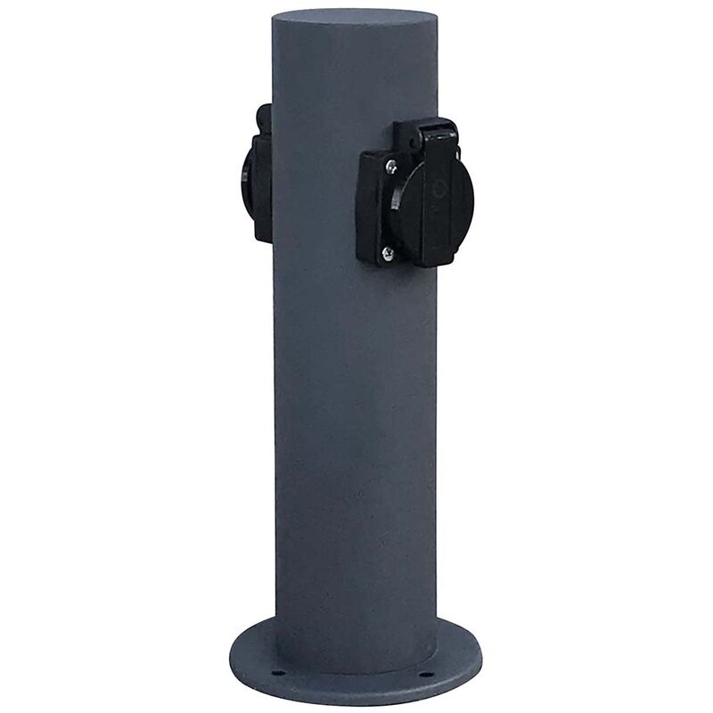 Colonna Multipresa Da Esterno Wiltec - 2 Prese 230V, IP44, Acciaio, Per Giardino - Foto 13