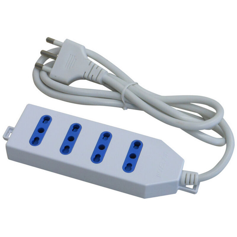 Multipresa in blister 4 posti 2P+T 10/16A
