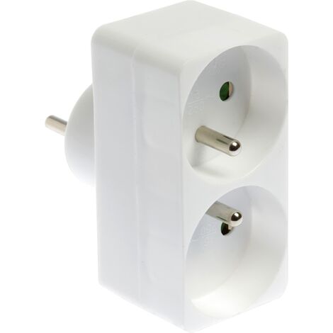 Multipresa multipla 2P+T 16A - 2 uscite frontali
