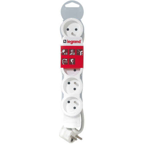 Multipresa multipla STD 5X2P+T senza cavo e senza interruttore