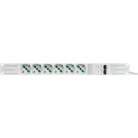 Multipresa scarpetta Fanton 6 prese con magnetotermico 23203