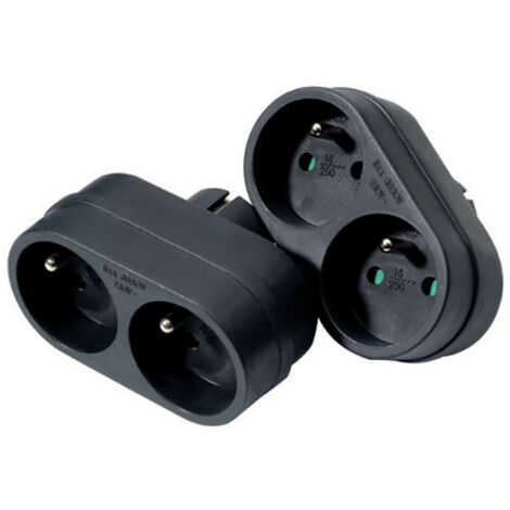 MULTIPRISE 2X16A NOIR LOTX2 PROFILE 427121002