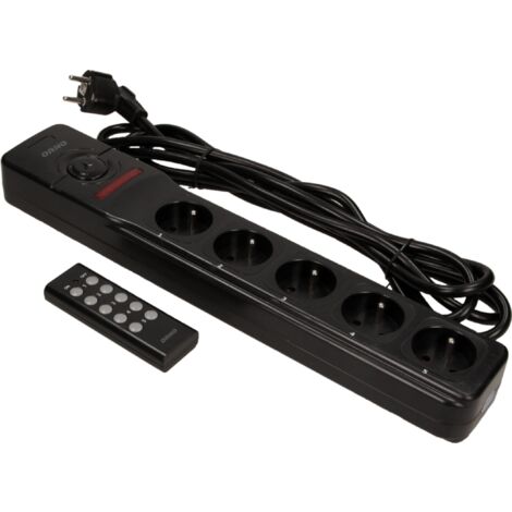 Multiprise 3 m télécommandée avec télécommande 433 MHz