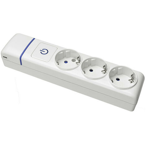 Multiprise 3 Prises Interrupteur Solera Multiprise Compacte Avec Interrupteur Lumineux - Solera