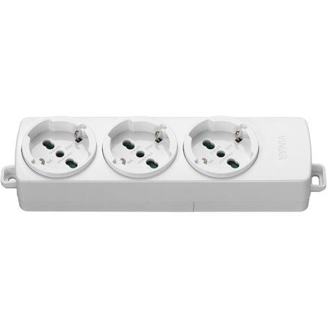 Bloc multiprise d'angle 3 prises affleurantes avec prises USB A et USB C à  câbler gris/ blanc LEGRAND, 1602433, Electricité et domotique