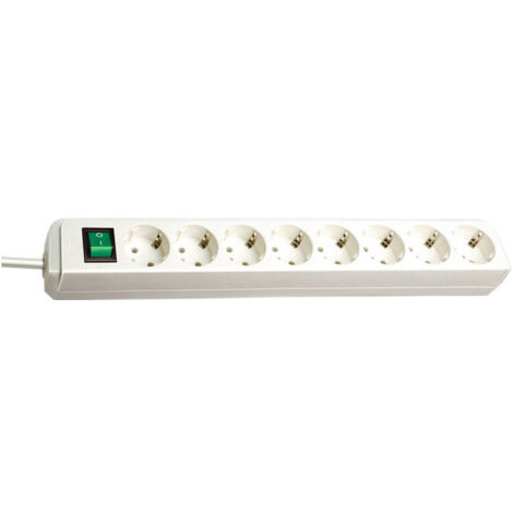Multiprise Eco Line 16 A 250 V Steckd.8 3m H05VV-F 3x1.5 mm² BRENNENSTUHL