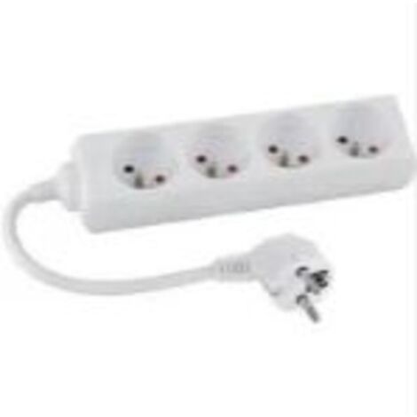 Multiprise filaire 4 prises câble 3 mètres