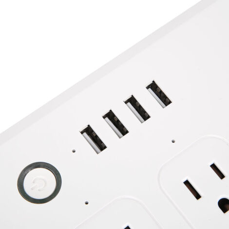 Multiprise Intelligente WiFi avec 4 Ports USB - Prise Connectée Contrôle App Mobile