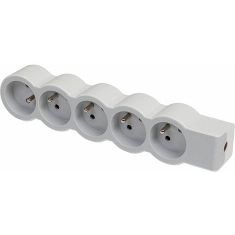 Multiprise USB filaire compact, 3 prises aluminium LEGRAND