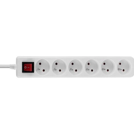 Multiprise LINDY 73126 blanc fiche mâle 1 pc(s) Y341933