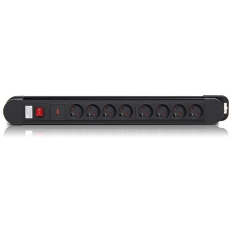 Multiprise Maclean MCE11 8 prises 1,5 m noir