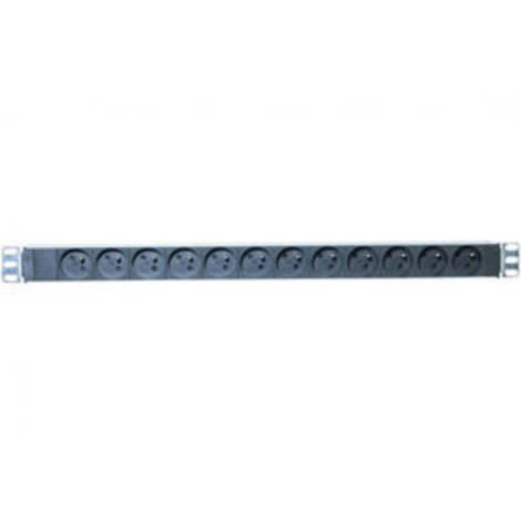 Multiprise rackable 19'' verticale 12 prises