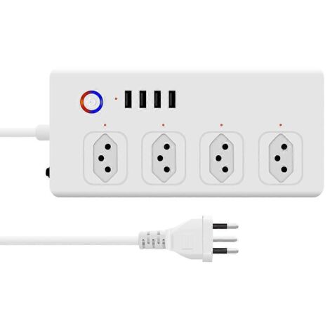 Multiprise sans fil intelligente avec télécommande Wi-Fi et port USB pour la maison et le bureau