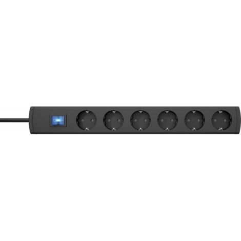 Multiprises Overs 6-f. avec interrupteur anth1,4m