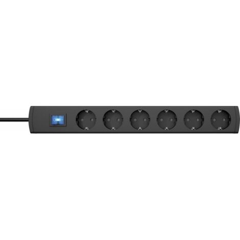 Multiprises Overs 6-f. avec interrupteur anth1,4m