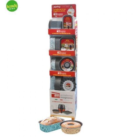 Multiprodotto Accademia Mugnano AirFry 18/20 cm ciambella/plumcake/teglia/margherita