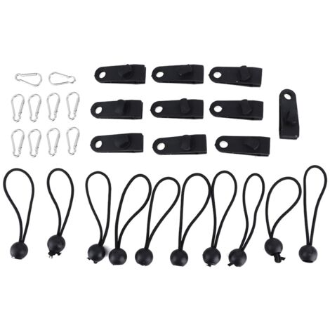 MultiPurpose Windproof Tent Clip Buckle Ball Elastic Cords Outdoor Canopy Awnings Clamp Accessories
