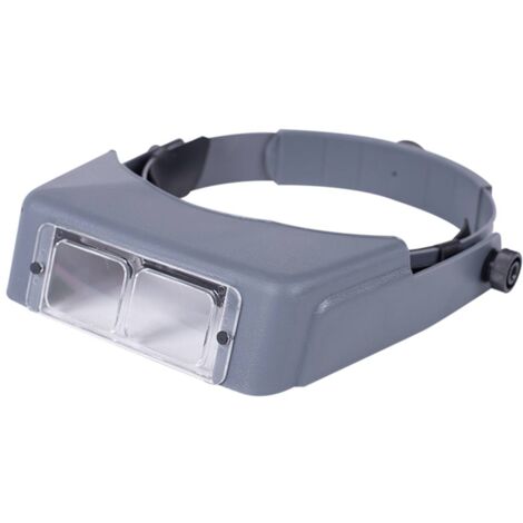 Multirex – Casque loupe ultra léger 3x 5x – Réglage par clip cranté – Champ de vision sans rupture – Confort optimal pour travaux de précision