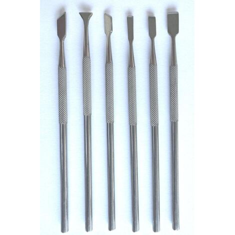Multirex – Ciseaux à bois mini – Manche hexagonal en inox – Largeur lames 3 à 7 mm – Pour travaux fins et délicats