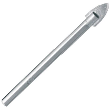 Multirex – Foret spécial pour perçage verre 6mm – HSS – Queue 4mm – Longueur 66mm – Coupe nette sans éclat