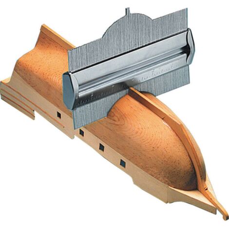 Multirex – Copieur de formes lamelles acier 130mm – 175 lamelles coulissantes pour découpe précise – Convient pour divers matériaux