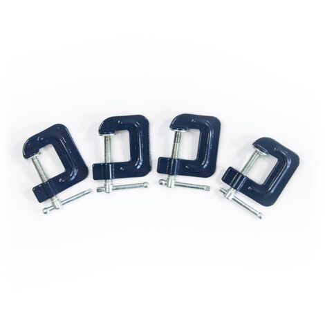 Multirex – Lot de 4 mini serres joints métal – Ouverture maxi 12 mm – Pour modélisme et travaux minutieux – Précision et maniabilité