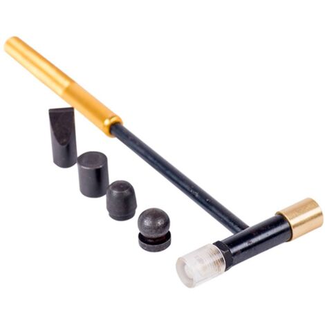 Multirex – Mini marteau à têtes interchangeables 6 têtes – Pour mise en forme de tôles et clouage – Têtes en laiton, nylon, acier – Outil professionnel