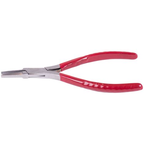 Multirex – Pince plate de précision 100mm – Acier inoxydable – Poignées gainées vinyle – Ressort de rappel pour usage facilité