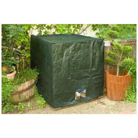 Multitanks – Bâche pour cuve 1000 L IBC – Protection UV – Installation facile – Dimensions 120x100x116 cm – 100% polyéthylène stabilisé