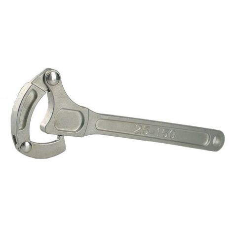Multitanks – Clé tricoise en inox DN25 à DN150 – Acier inoxydable haute résistance – Ergonomie optimisée – Pour raccords symétriques Guillemin