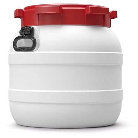 Multitanks – Fût alimentaire HDPE 42 litres – Ouverture à vis – Étanchéité avec joint caoutchouc – Certifié UN pour transport sécurisé