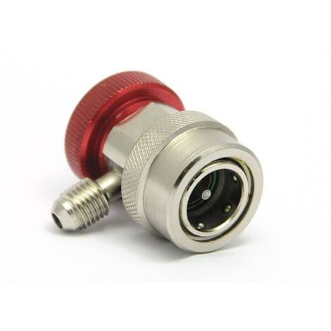 Multitanks – Raccord rapide 1/4 SAE mâle – Haute pression – Compatible R134a – Pour climatisation automobile – Connexion rapide durable