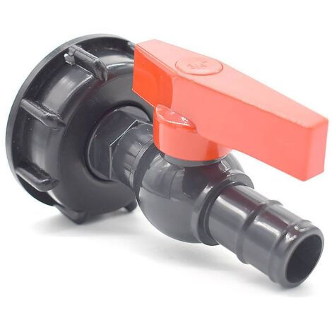 Multitanks – Raccord robinet cuve de récupération d'eau S60x6 – Diamètre 60mm – Filetage 3-4 filets de 6mm – Matériau PEHD