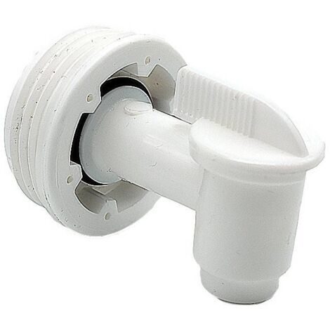 Multitanks – Raccord S56x4 male avec robinet en plastique – Compatible fûts et bidons S56x4 – Joint torique inclus pour vidange efficace