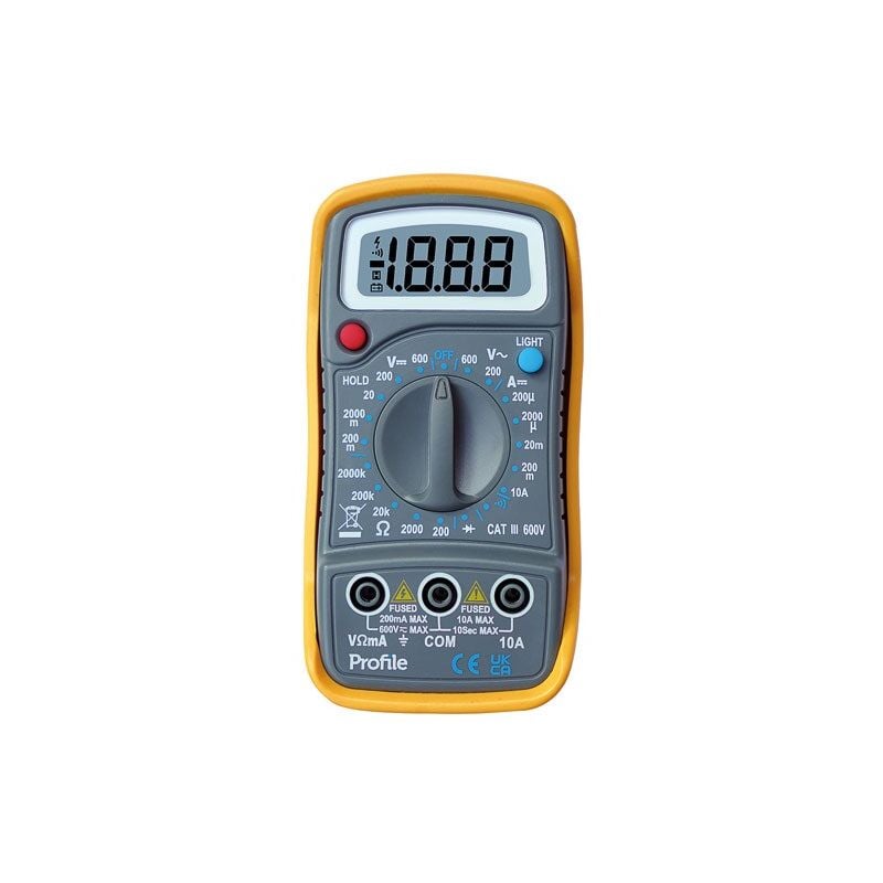 PROFILE - Multitesteur digital basic catégorie III 600 V