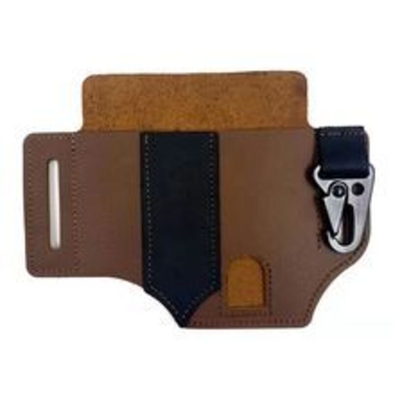 Multitool Cuir Gaine EDC Organisateur De Poche, Gaine en cuir naturel pour Leatherman Multitool EDC Organiseur de poche avec porte-clé pour ceinture