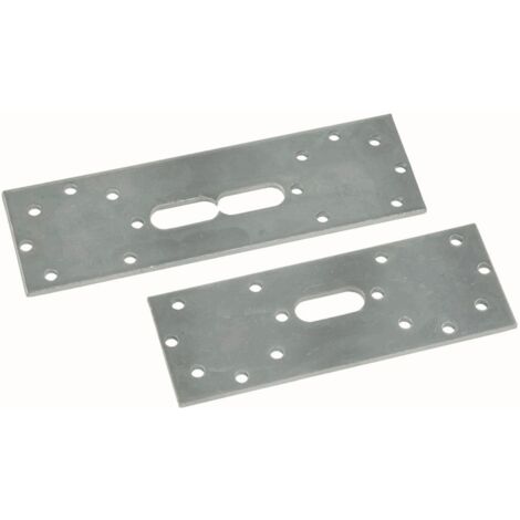 MULTITUBO 70212 Halteplatte 70212 aus Stahl verzinkt, doppelt 150mm 153mm aus St