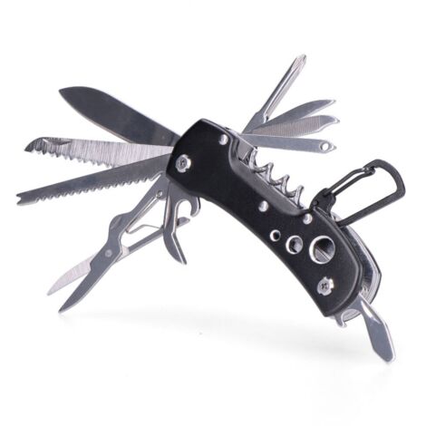 Multiutensile con Moschettone Nero Modello Kilimanjaro EDM Series