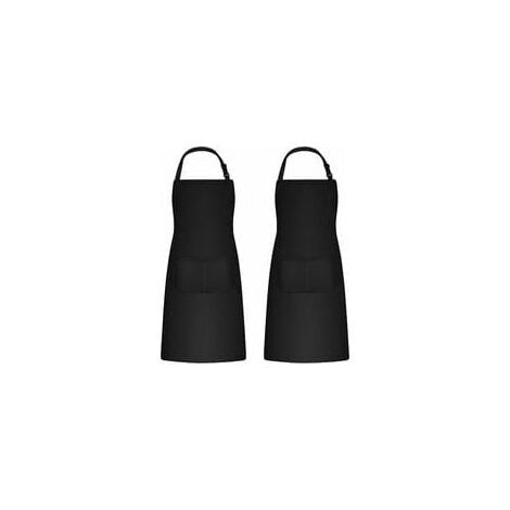 MUMU Unisex Chef Apron with 2 Pockets Kitchen Work Professional Apron (Large Size)
