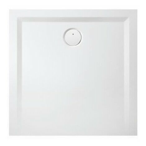 MUNA piatto doccia in ghisa minerale 750x750x30mm bianco