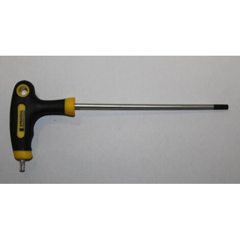 MUNDIAL CHIAVE MASCHIO TORX IMPUGNATURAA T CON FORO TX 8